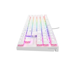 Klawiatura Dla Graczy Genesis Thor 303 Tkl Us Biała Rgb Mechaniczna Silent Switch Hot Swap