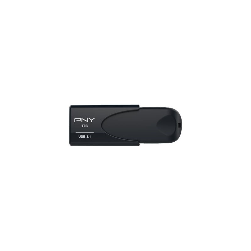 Pny Attaché 4 Pamięć Usb 1 Tb Usb Typu-A 3.2 Gen 1 (3.1 Gen 1) Czarny