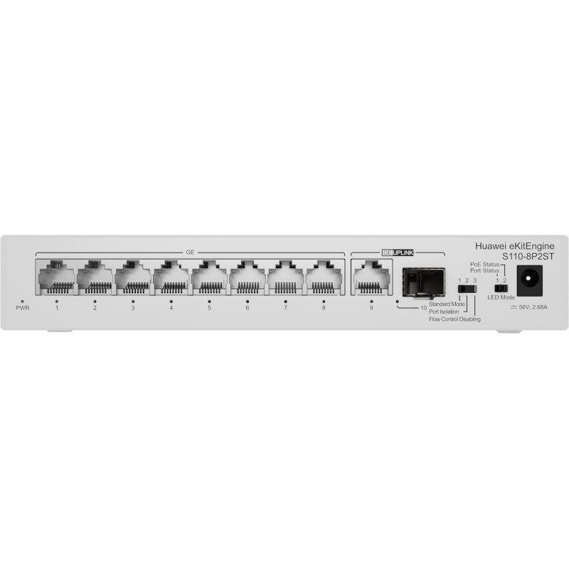 Huawei Cloudengine S110-8P2St Obsługa Poe Szary