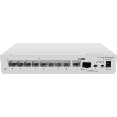 Huawei Cloudengine S110-8P2St Obsługa Poe Szary