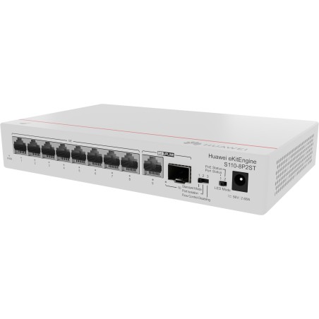 Huawei Cloudengine S110-8P2St Obsługa Poe Szary
