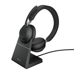 Jabra Evolve2 65, Uc Stereo Zestaw Słuchawkowy Bezprzewodowy Opaska Na Głowę Biuro/Centrum Telefoniczne Usb Typu-A Bluetooth Cza