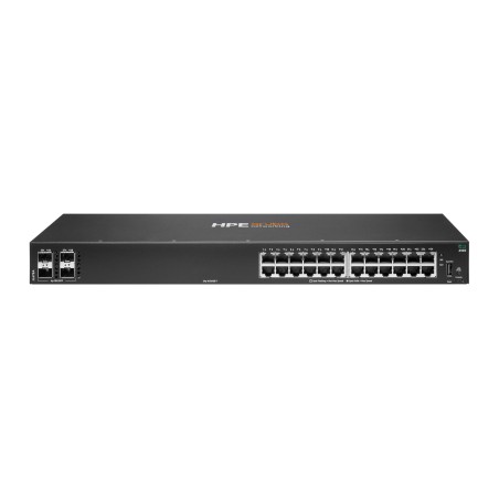 Hpe Aruba Networking 6100 24G 4Sfp+ Zarządzany L3 Gigabit Ethernet (10/100/1000) 1U Czarny