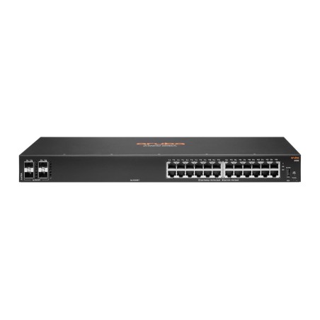 Hpe Aruba Networking 6100 24G 4Sfp+ Zarządzany L3 Gigabit Ethernet (10/100/1000) 1U Czarny
