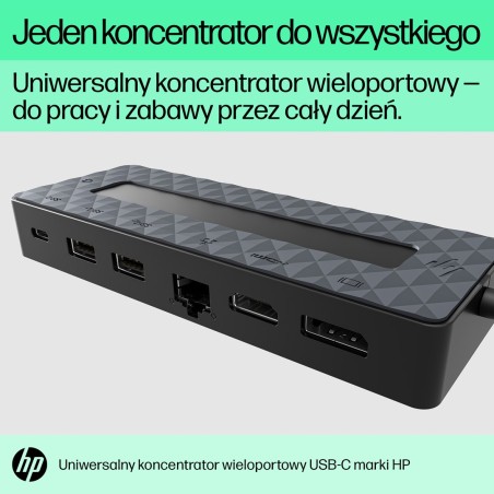 Hp 50H55Aa Usb 3.2 Gen 2 (3.1 Gen 2) Type-C Czarny