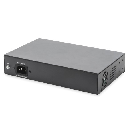 Digitus Przełącznik Sieciowy Niezarządzalny Desktop 8X Rj45 Gb/S (W Tym 6Xpoe)+ 2X Sfp, Poe++ Max Budżet 180W