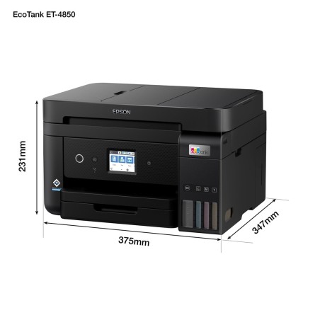 Epson Ecotank Et-4850 Atramentowa A4 4800 X 1200 Dpi 33 Stron/Min Wi-Fi