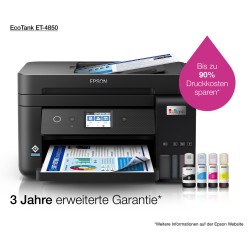 Epson Ecotank Et-4850 Atramentowa A4 4800 X 1200 Dpi 33 Stron/Min Wi-Fi