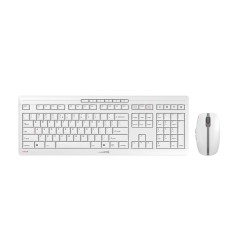 Klawiatura + Mysz Cherry Stream Jd-8560Eu-0 Desktop Recharge Uniwersalne Rf Wireless Qwerty Angielski Szara