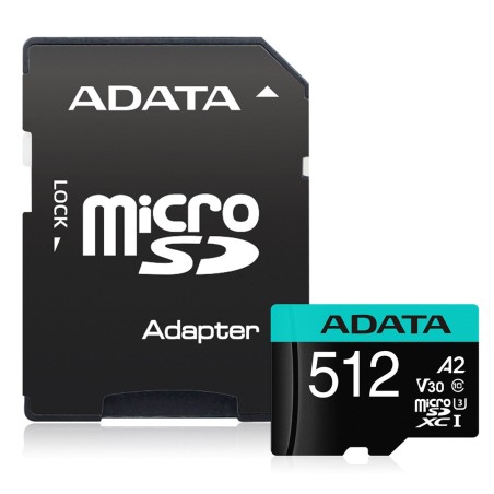 Adata Premier Pro 512 Gb Uhs1 U3 V30 A2 + Adapter
