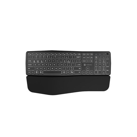 Natec Porifera Klawiatura Dom/Biuro Bluetooth Qwerty Amerykański Międzynarodowy Czarny