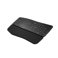 Natec Porifera Klawiatura Dom/Biuro Bluetooth Qwerty Amerykański Międzynarodowy Czarny