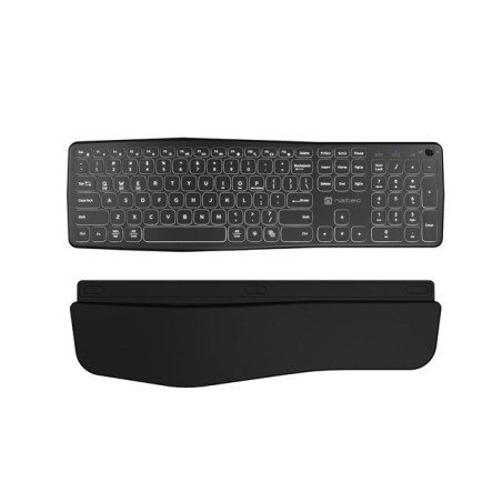 Natec Porifera Klawiatura Dom/Biuro Bluetooth Qwerty Amerykański Międzynarodowy Czarny
