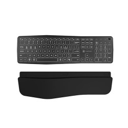 Natec Porifera Klawiatura Dom/Biuro Bluetooth Qwerty Amerykański Międzynarodowy Czarny