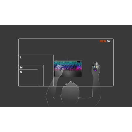 Podkładka Gamingowa Steelseries Qck 3Xl Black