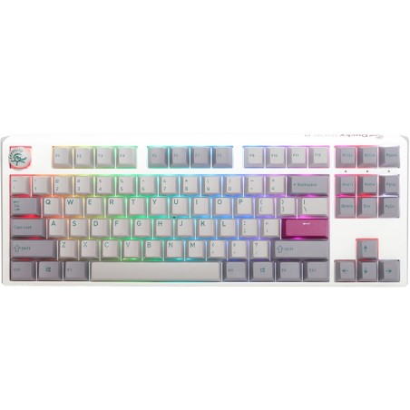Ducky One 3 Tkl Klawiatura Gaming Usb Us English Srebrny