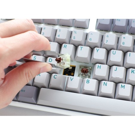 Ducky One 3 Tkl Klawiatura Gaming Usb Us English Srebrny