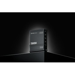 Teltonika Tsw304 Łącza Sieciowe Gigabit Ethernet (10/100/1000) Obsługa Poe Czarny