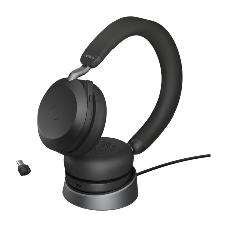 Zestaw Słuchawkowy Jabra Evolve2 75 Link380C Uc/Stereo Stand Black