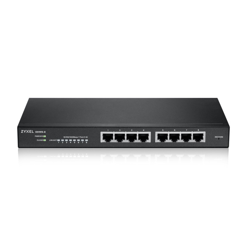 Switch Zyxel Gs1915-8 8P Managed Gigabit