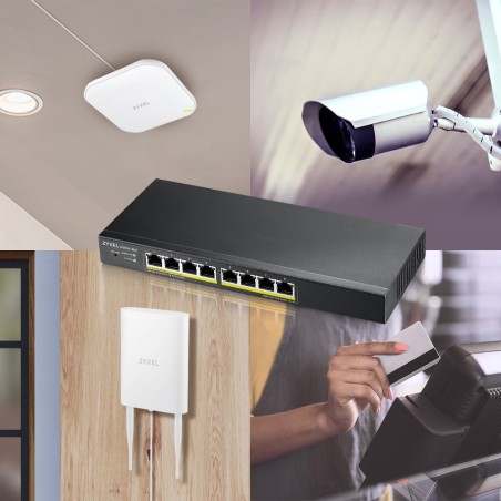 Switch Zyxel Gs1915-8 8P Managed Gigabit
