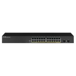 Switch Zyxel Gs1900-24Hp 26P Poe (Poe+: 24 ) 170W Managed Gigabit