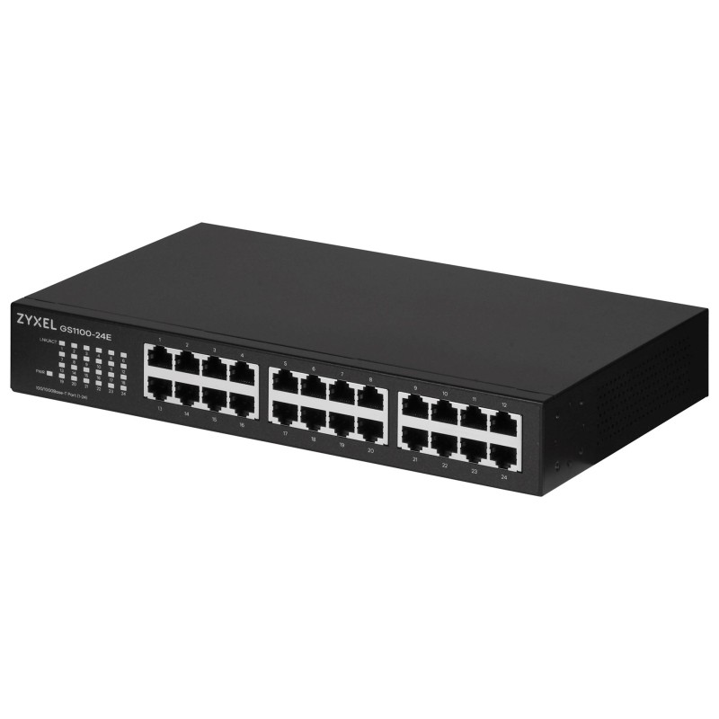 Switch Zyxel Gs1100-24E 24P Unmanaged Gigabit
