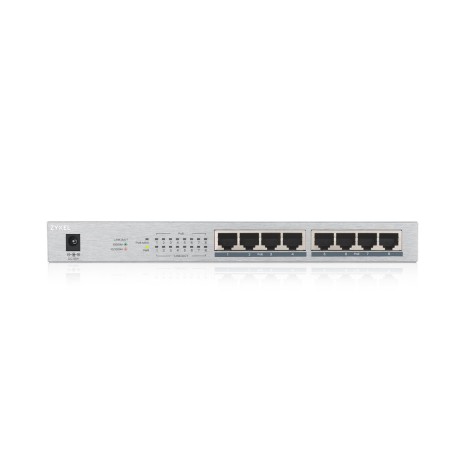 Switch Zyxel Gs1008-Hp 8P Poe (Poe+: 8) 60W Unmanaged Gigabit