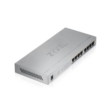 Switch Zyxel Gs1008-Hp 8P Poe (Poe+: 8) 60W Unmanaged Gigabit