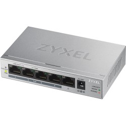 Switch Zyxel Gs1005-Hp 5P Poe (Poe+: 4) 60W Unmanaged Gigabit