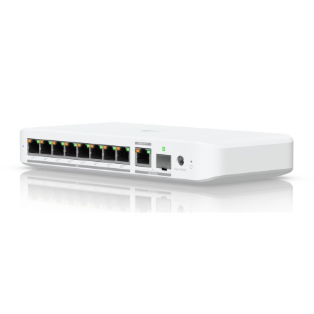 Switch Ubiquiti Unifi  9P Poe ( Poe++: 8 ) Managed Multigigabit/10G (Usw-Flex-2.5G-8-Poe-Eu)