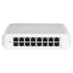 Switch Ubiquiti Unifi Lite 16 Poe 16P Poe ( Poe+: 8 ) Managed Gigabit (Usw-Lite-16-Poe-Eu)