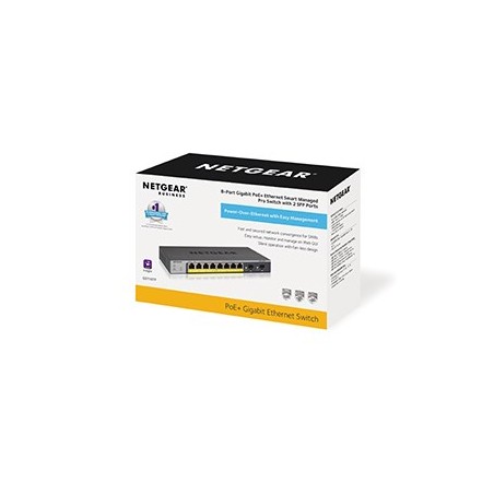 Switch Netgear Gs110Tp-300Eus 10P Poe 55W (Poe+: 8P) Managed Gigabit