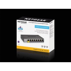 Switch Netgear Gs108T-300Pes 8P  Managed Gigabit