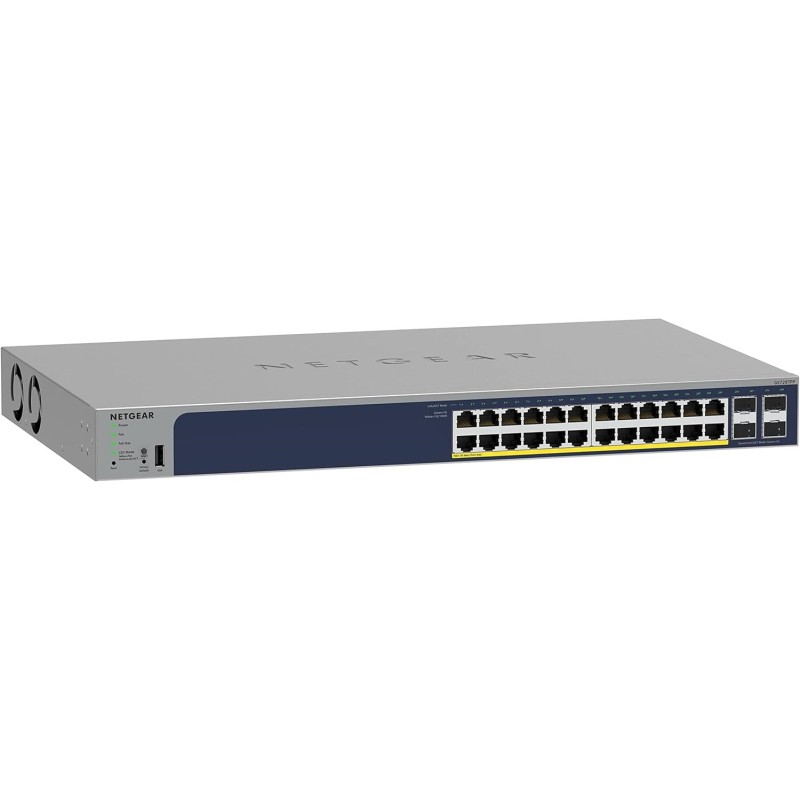 Switch Netgear Gs728Tp-300Eus 28P Poe 190W (Poe+: 24P) Managed Gigabit