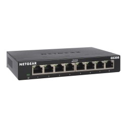 Switch Netgear Gs308-300Pes 8P Unmanaged Gigabit