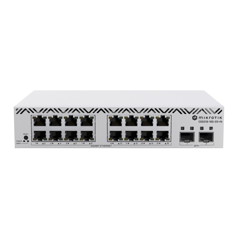 Switch Mikrotik Css318-16G-2S+In 18P  Managed Gigabit/10G