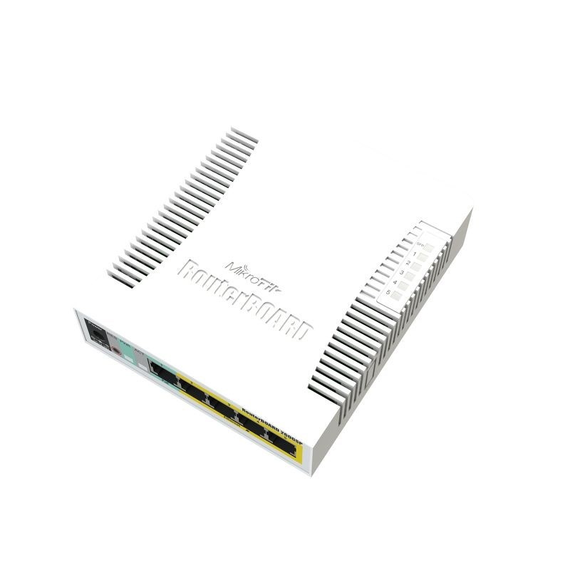 Switch Mikrotik Rb260Gsp (Css106-1G-4P-1S) 6P Poe (Passive: 4 ) 60W Managed Gigabit