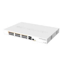 Switch Mikrotik Crs328-24P-4S+Rm 28P Poe (Poe+: 24 ) 450W Managed Gigabit/10G