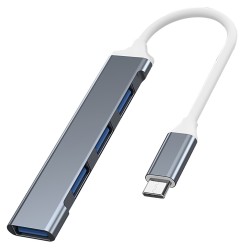 Vakoss Hub Usb-C Tc-4125X 1Xusb 3.0 3Xusb 2.0