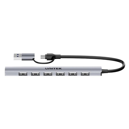 Unitek Hub Usb-A/C 7W1 Usb-A 5 Gbps