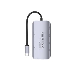 Unitek Aktywny Hub Usb-C 2X Hdmi, Czytnik Sd, 4K, Rj-45, Pd 100W, 5 Gbps