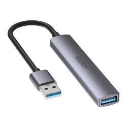 Unitek Hub Usb-A 1Xusb-A 5 Gbps, 3Xusb-A 2.0 Alu