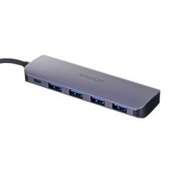 Unitek Hub Usb-C 4Xusb 3.1 Gen1, Microusb, H1107A