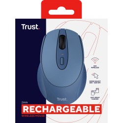 Mysz Trust Zaya Wireless Rechargeable Mouse Blue (25039)