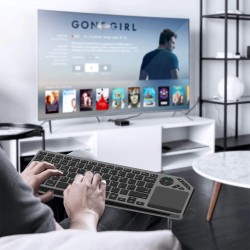 Techly Bezprzewodowa Klawiatura Dualna Bt/Rf Touch