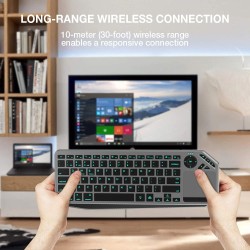 Techly Bezprzewodowa Klawiatura Dualna Bt/Rf Touch