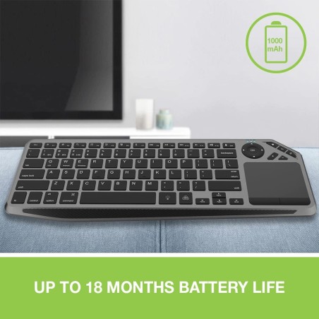 Techly Bezprzewodowa Klawiatura Dualna Bt/Rf Touch