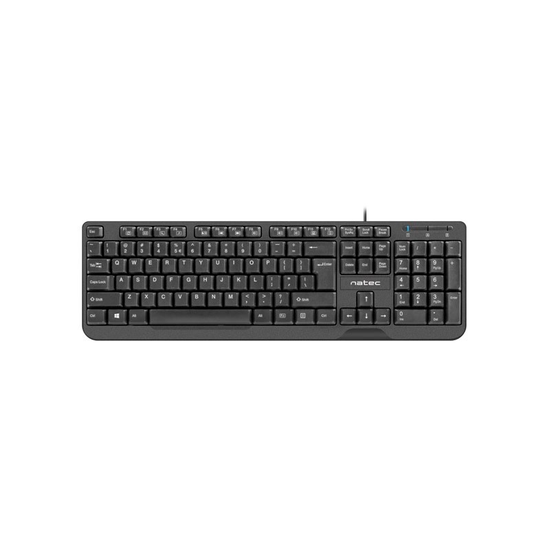 Klawiatura Membranowa Natec Trout Us Nkl-0967 (Usb 2.0  (En)  Kolor Czarny)