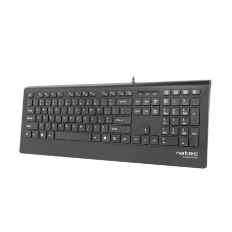 Klawiatura Membranowa Natec Barracuda Nkl-0876 (Usb 2.0  (Us)  Kolor Czarny)